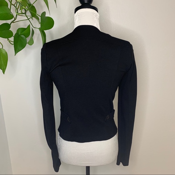 Cabi Moto Style Ponte Knit Rebel Jacket. - Picture 3 of 8
